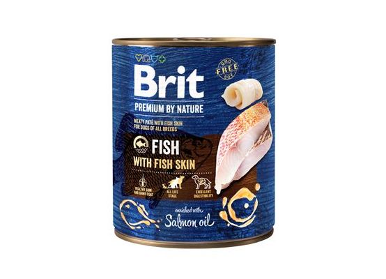 Brit Premium Dog by Nature konz Fish & Fish Skin 800g