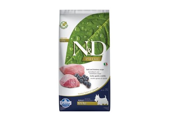 N&D PRIME DOG Adult Mini Lamb & Blueberry 7kg