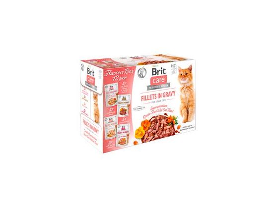 Brit Care Cat Fillets Gravy Flavour box 12x85g