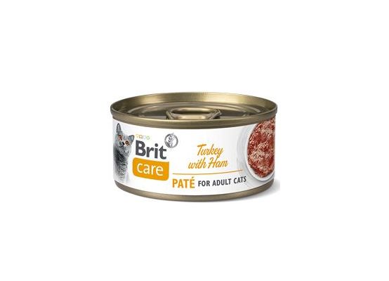 Brit Care Cat konz Paté Turkey&Ham 70g