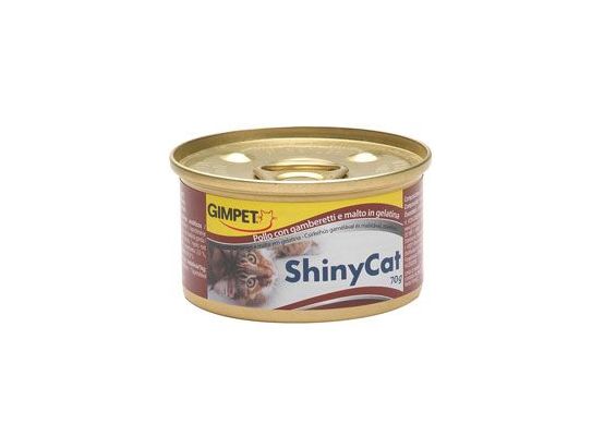 Gimpet kočka konz. ShinyCat kuře+kreveta+maltoza 70g