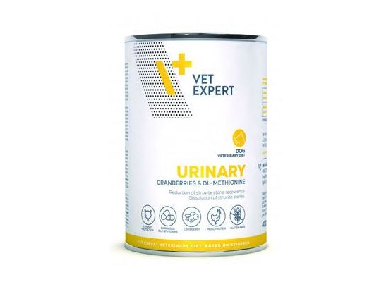 VetExpert VD 4T Urinary Dog konzerva 400 g