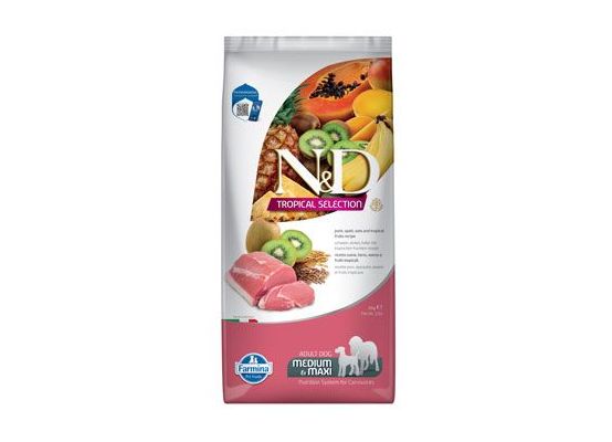 N&D TROPICAL SELECTION DOG Adult M/L Pork 10kg