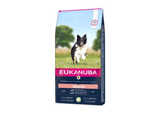 Eukanuba Dog Senior Small&Medium Lamb&Rice 2,5kg