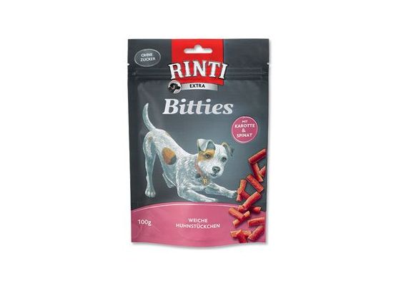 Rinti Dog Extra Mini-Bits pochoutka mrkev+špenát 100g