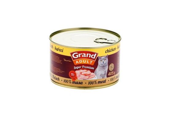 GRAND konz. Superpremium kočka kuřecí 405g