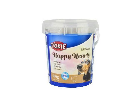 Trixie Soft Snack Happy Hearts srdíčka jehněčí 500g TR